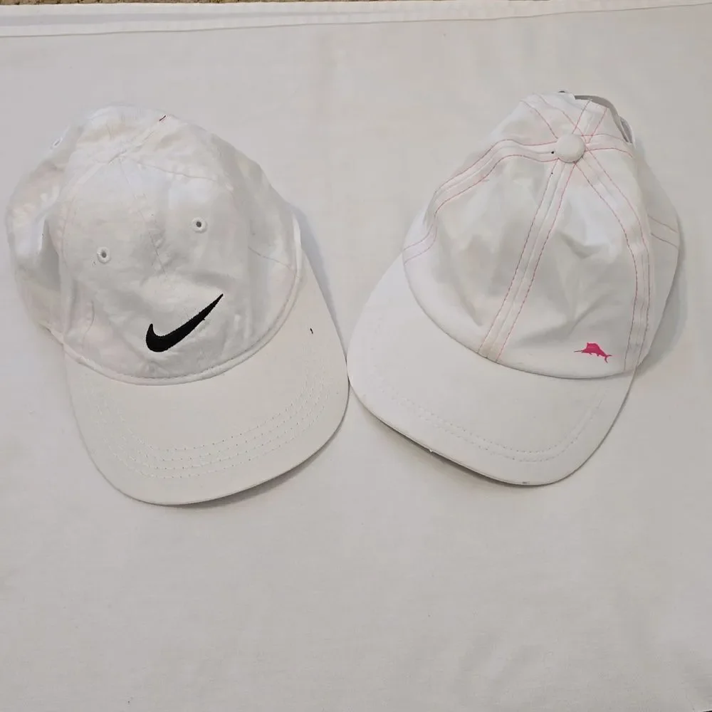 Bundle of 2 girls‎ nike and tommy bahama caps
